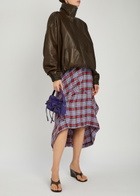 Acne Studios Leather Jacket Dark Brown