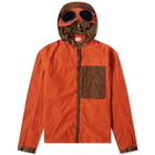 C.P. Company Contrast Nylon Hooded Goggle Overshirt Jacket