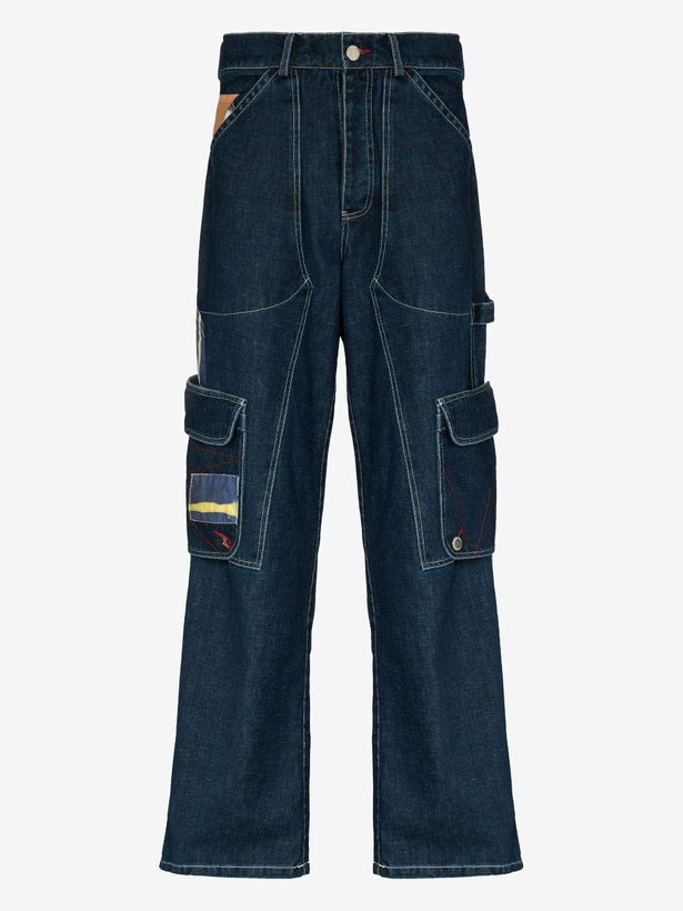 Photo: Bethany Williams X Browns Focus Blue 2 Modular Wide Leg Jeans