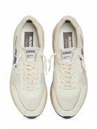 GOLDEN GOOSE - Running Sole Leather Blend Sneakers