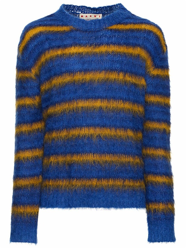 Photo: MARNI - Iconic Brushed Mohair Blend Knit Sweater