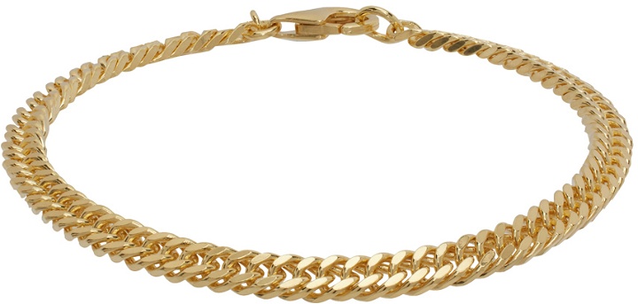 Photo: Hatton Labs Gold Mini Curb Chain Bracelet