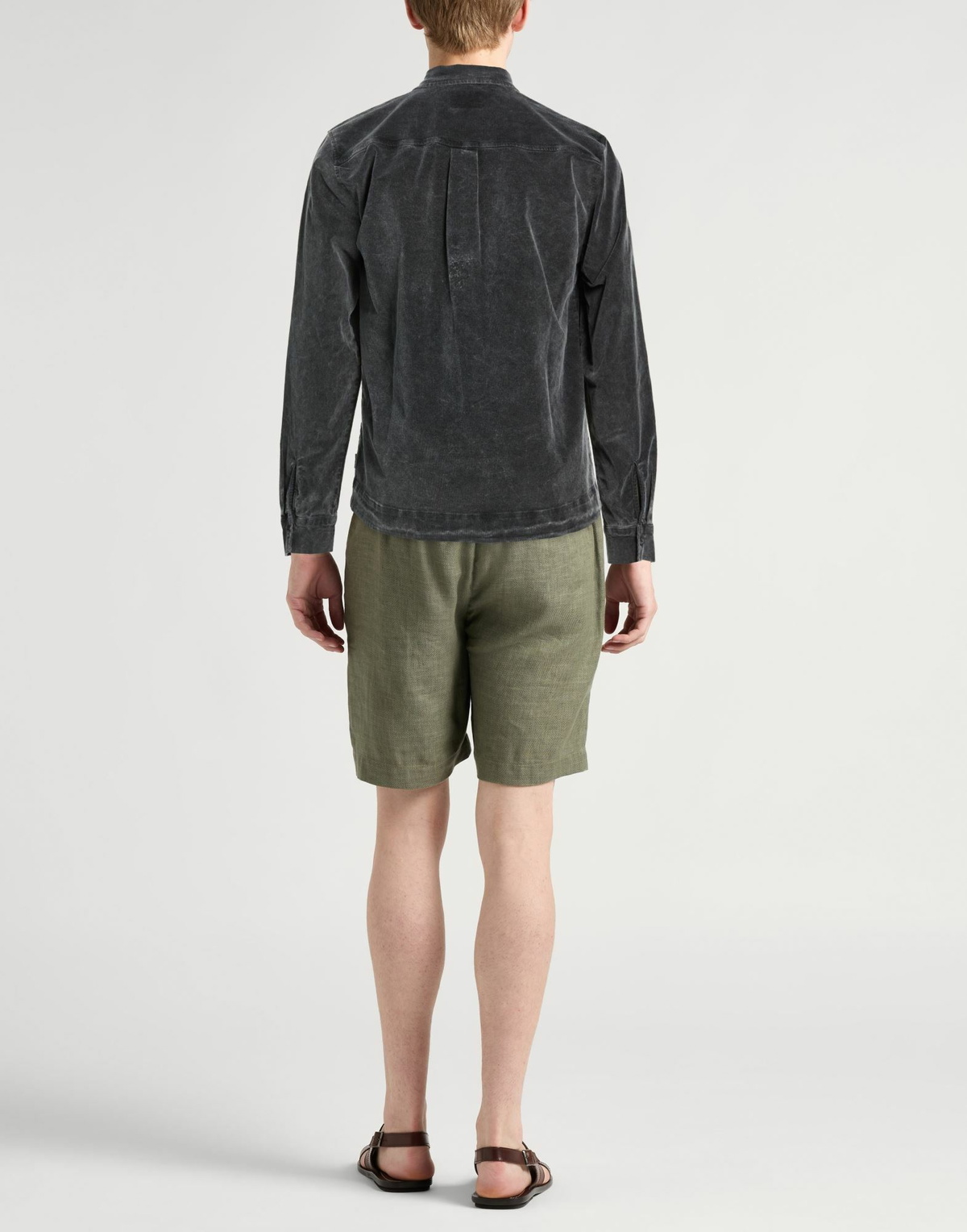 Crossley Mens Shirt Charcoal