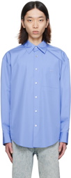 Wooyoungmi Blue Chest Pocket Shirt