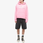 ERL Unisex Silver Printed Venice Hoodie in Pink