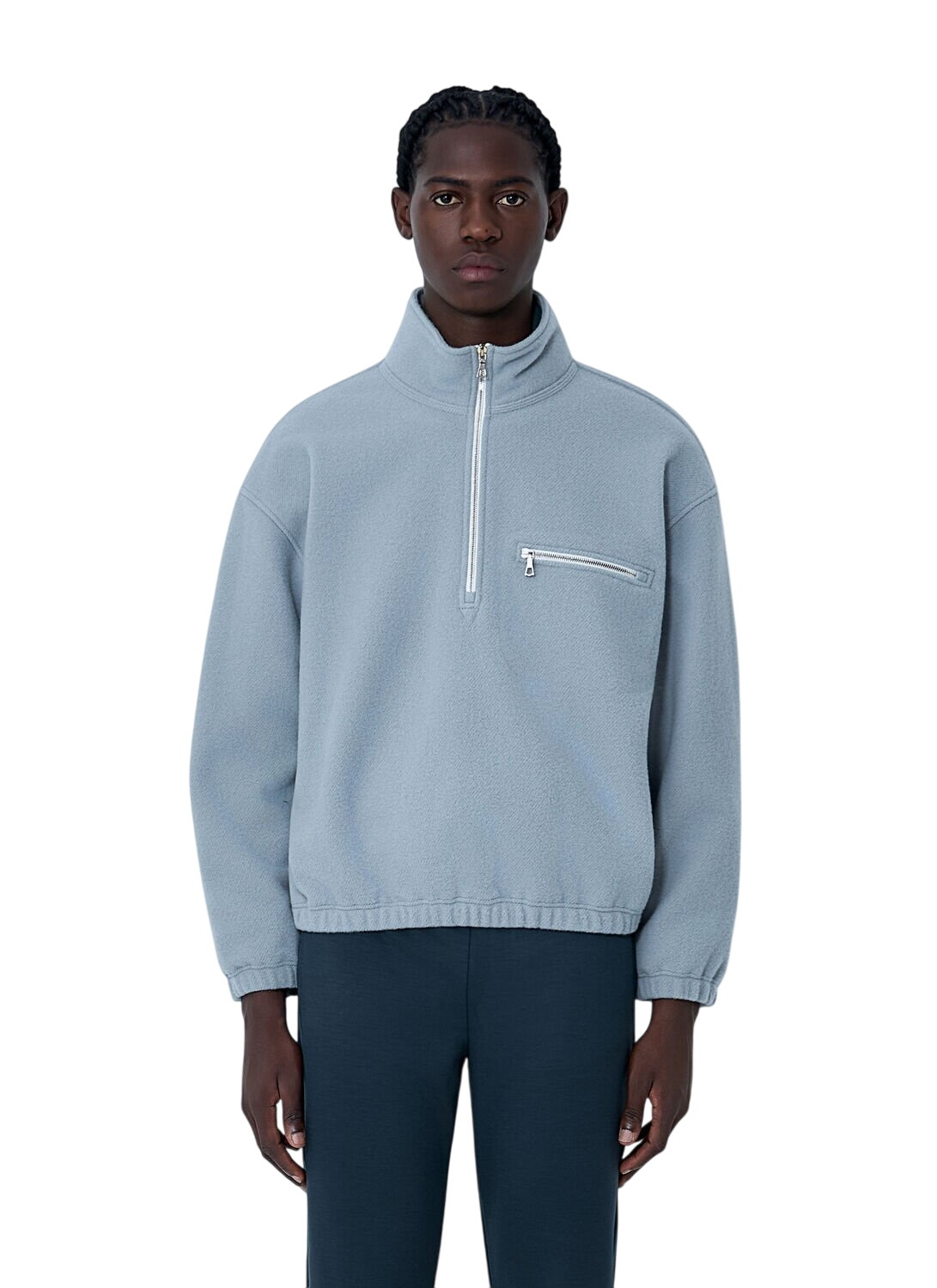 Rier Red Half-Zip Sweater Rier