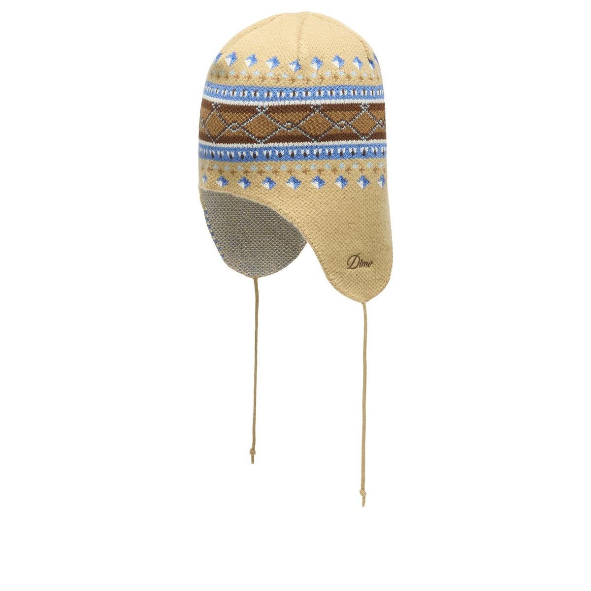 Happy99 SSENSE Exclusive Kids Brown Pixel-Star Beanie