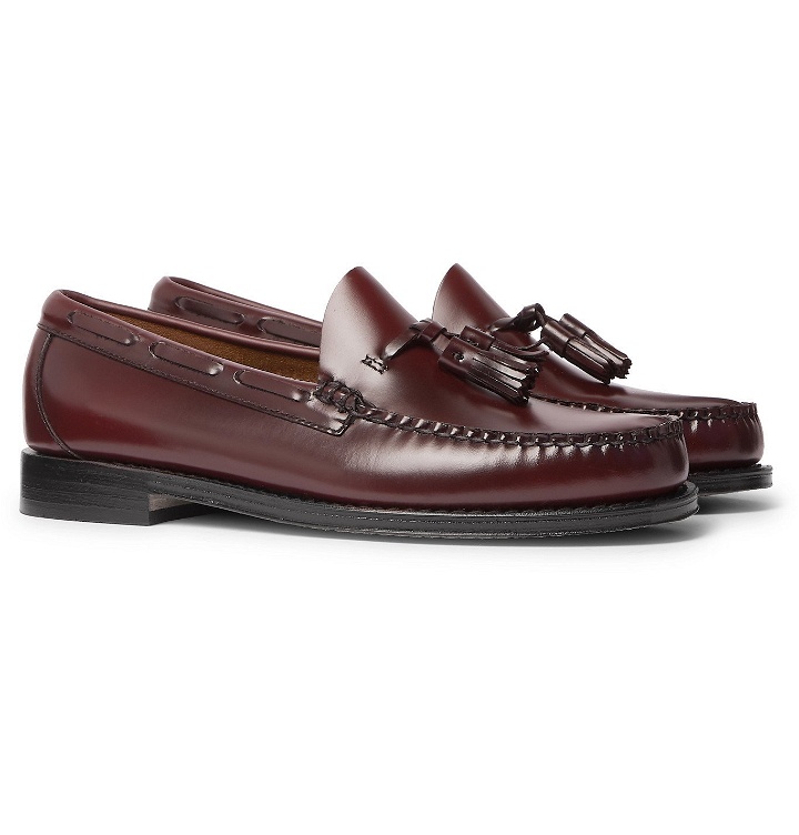 Photo: G.H. Bass & Co. - Weejun Heritage Larson Moc Leather Tasselled Loafers - Burgundy