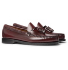 G.H. Bass & Co. - Weejun Heritage Larson Moc Leather Tasselled Loafers - Burgundy