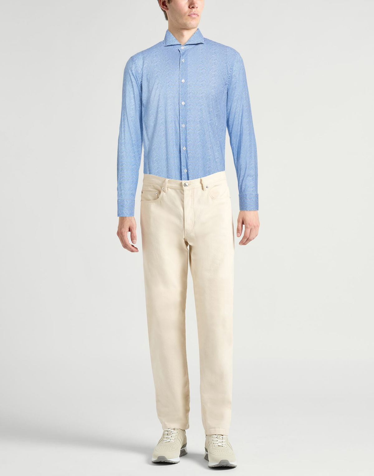 Fedeli Mens Shirt in Blue