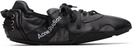Acne Studios Black Leather Lace-Up Sneakers
