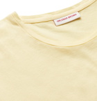Orlebar Brown - OB-T Cotton-Jersey T-Shirt - Yellow