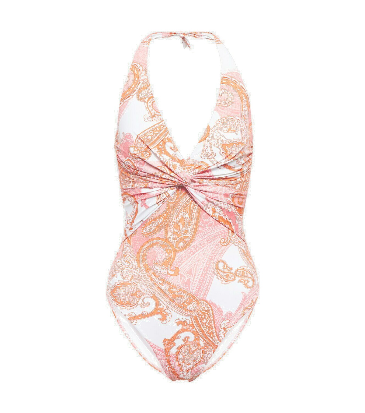 Melissa Odabash Zanzibar paisley halterneck swimsuit Melissa Odabash