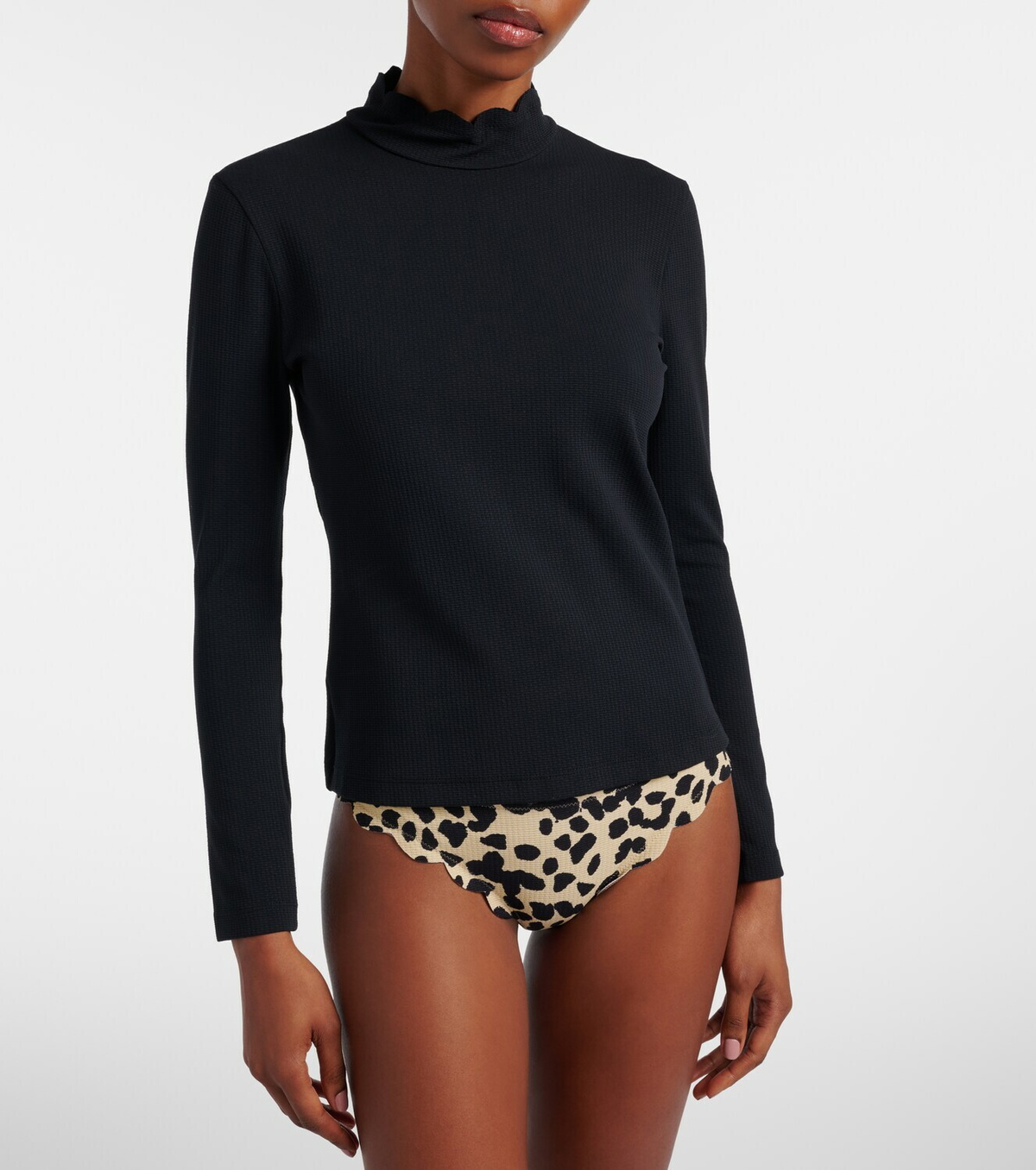 Marysia Scalloped rashguard top