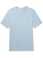 SCHIESSER - Cotton-Jersey Pyjama T-Shirt - Blue