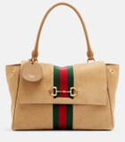 Gucci Paparazzo Medium suede top-handle bag