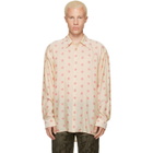 Dries Van Noten Off-White Loose Jacquard Shirt
