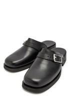 Our Legacy Camion Leather Mules Black