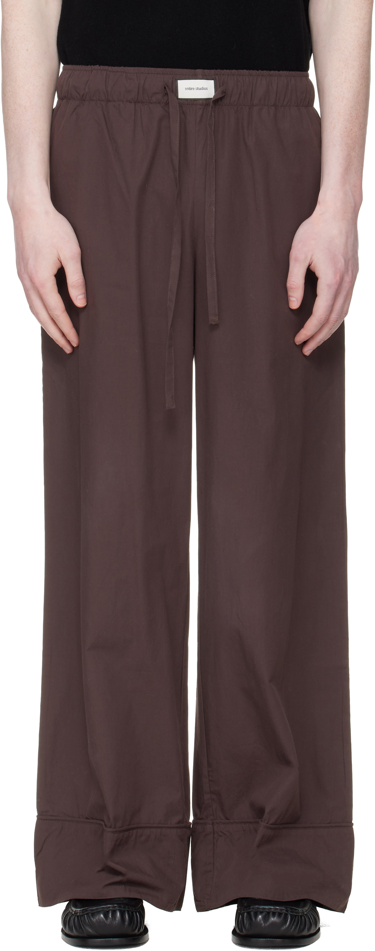 Entire Studios Brown Pajama Lounge Pants