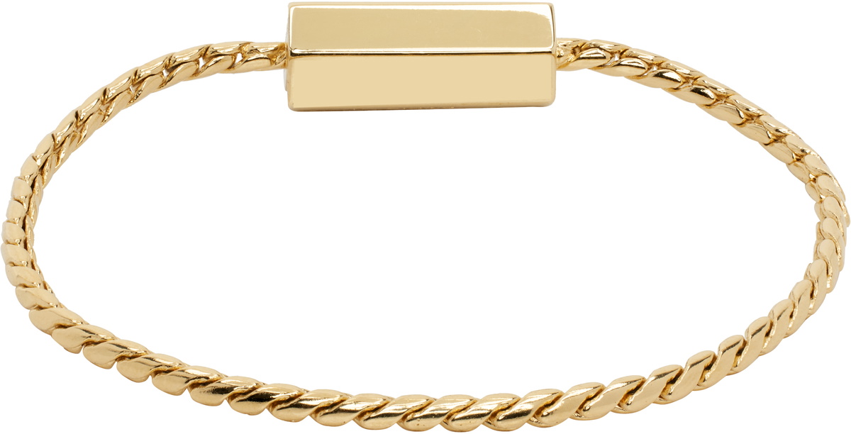 【送料関税込】A.P.C. Gold Angle Bracelet Gold Angle Bracelet by A.P.C. on Sale