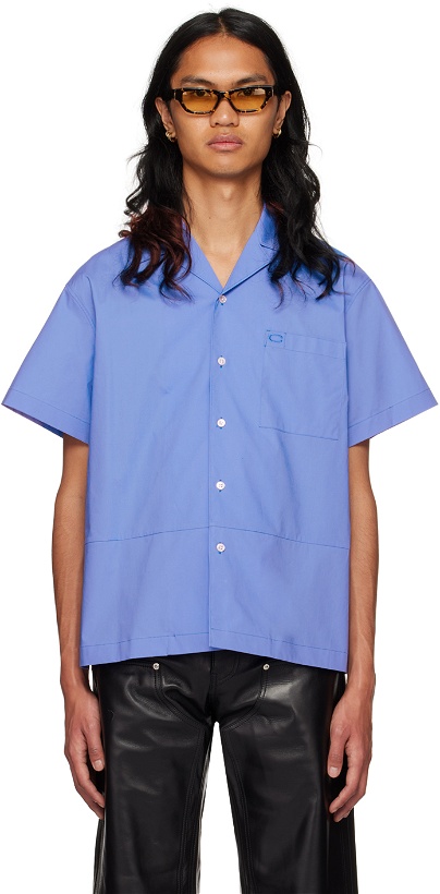Photo: Commission SSENSE Exclusive Blue Uniform Shirt
