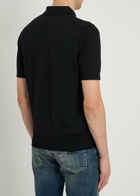 Dolce & Gabbana Wool Polo Shirt Black