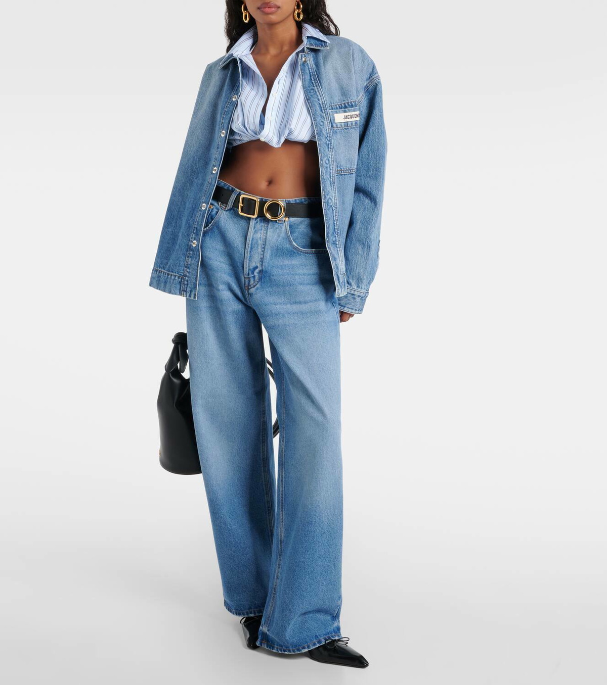 VIP【関税送料無料】希少 Jacquemus La Chemise De-Nimes Shirt Jacquemus La Chemise De-Nîmes denim shirt Jacquemus