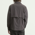 Hiking Patrol Men's Align Button Up Shirt in Charcoal Black