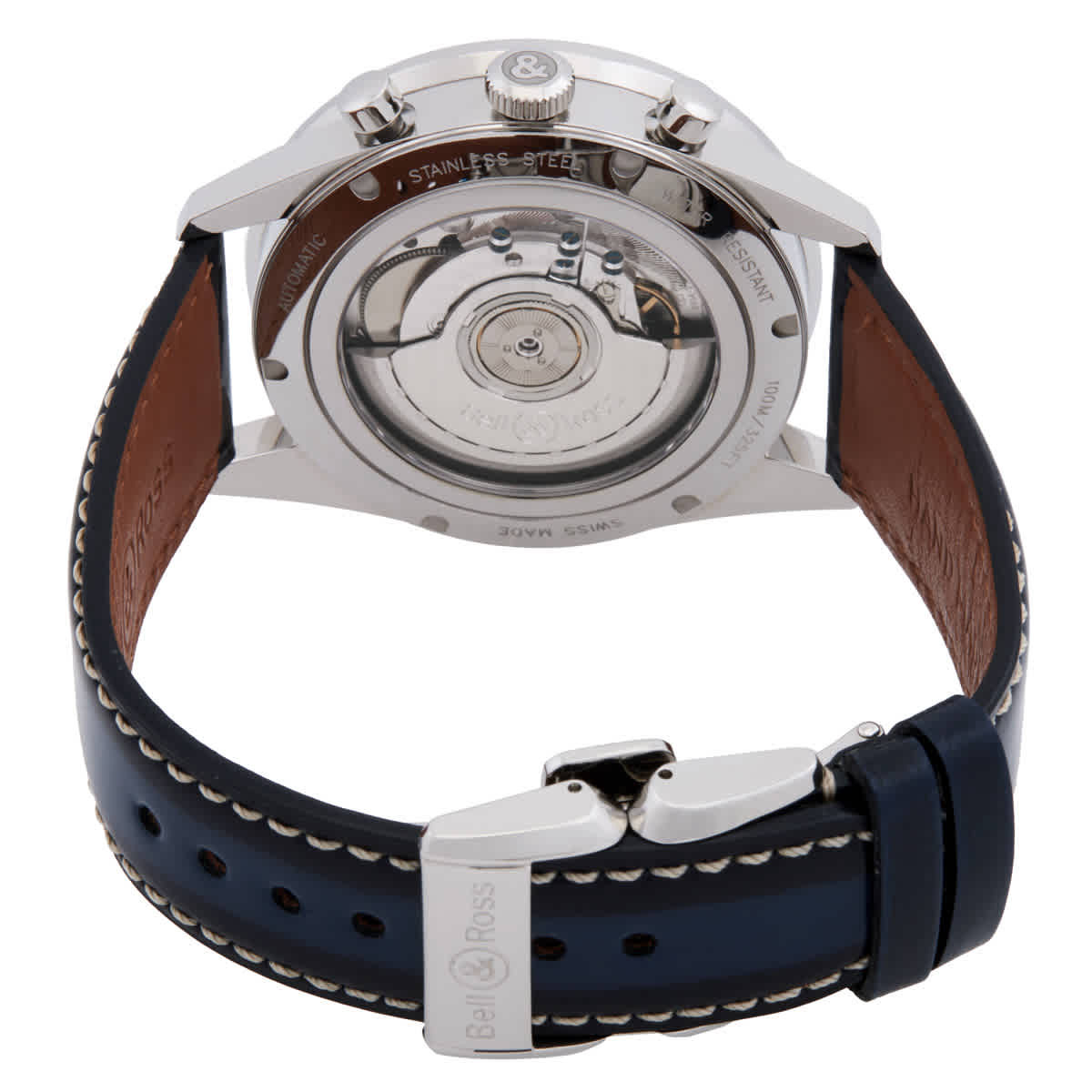 Bell and Ross Aeronavale Chronograph Automatic Blue Dial Mens Watch BRV126-BLU-ST/SCA