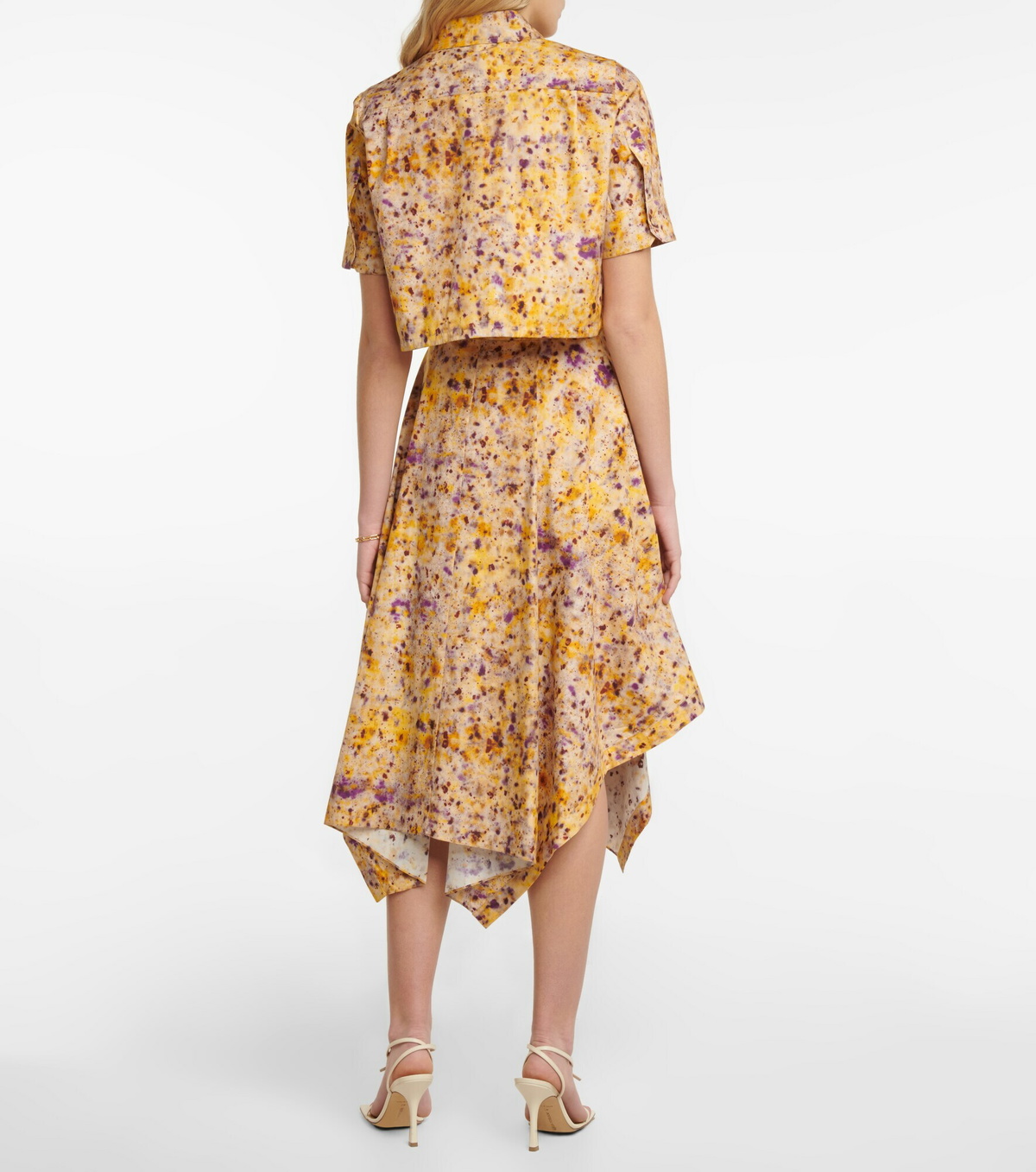 Altuzarra - Ben floral cotton-blend crop top