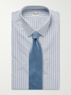 Charvet - Striped Cotton-Poplin Shirt - Blue