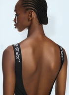 OFF WHITE Logo Band Swimsuit