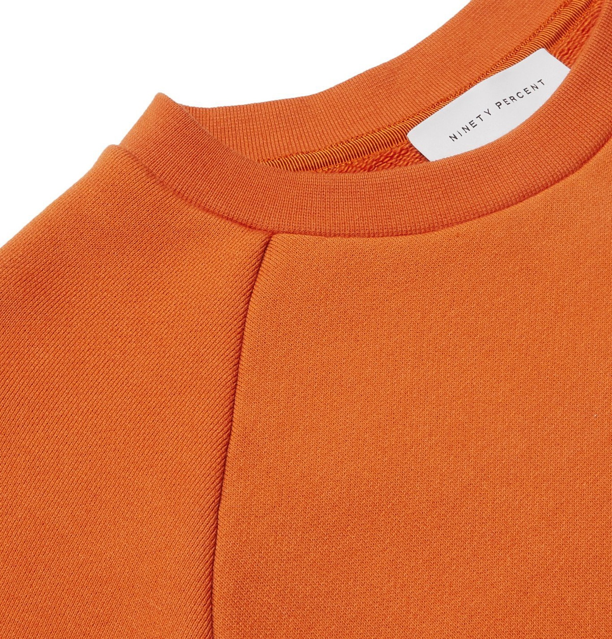 Ninety Percent - Organic Cotton-Jersey T-Shirt - Orange Ninety Percent