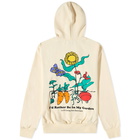 Lo-Fi Men's Garden Logo Hoody in Cream