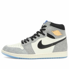 Air Jordan Men's 1 Retro High Og Sneaker in Cool Grey/Black/Sail