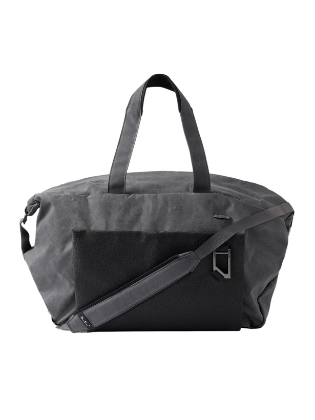Photo: DB Journey - Entour Full-Grain Leather and Canvas Weekend Bag