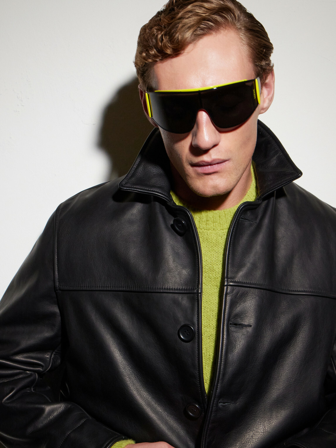 LOEWE - Speed Shield Aviator-Style Metal Sunglasses - Black