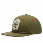 Maharishi Men's Paper Cut 6 Panel Cap in Olive Og-107F 