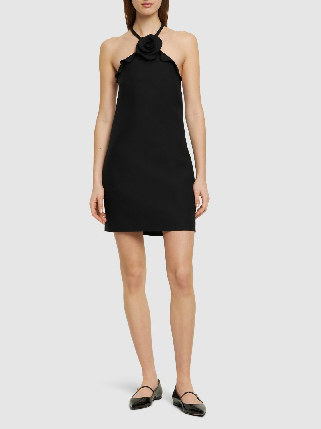 ワンピース Valentino Virgin Wool Mini Dress Valentino Virgin Wool-Silk Mini Dress | Harrods CA