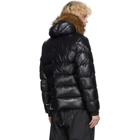 Moncler Black Down Marque Jacket