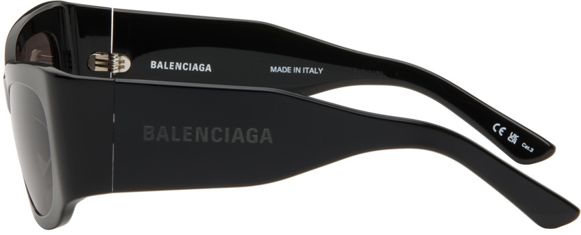 Balenciaga Black Cat-Eye Sunglasses