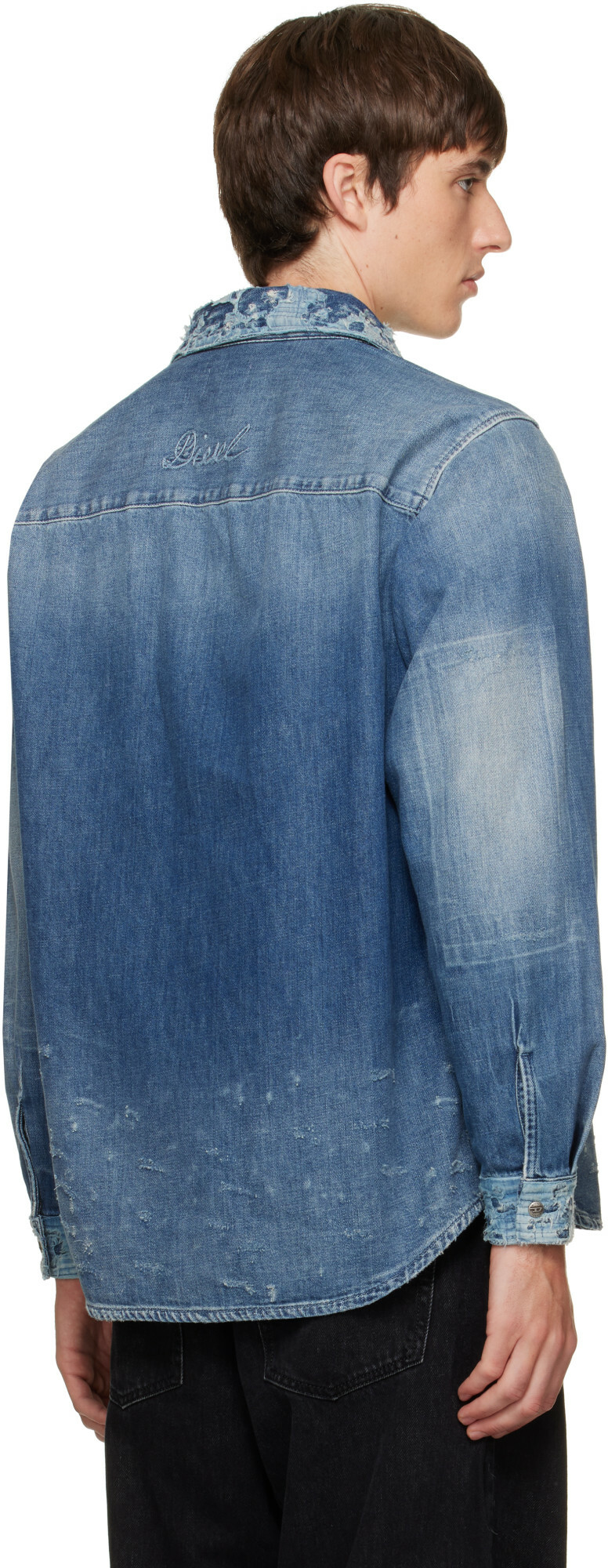 Diesel Blue D-Simply Denim Shirt
