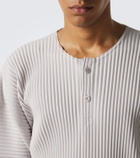 Homme Plissé Issey Miyake Monthly Colors: September pleated Henley shirt
