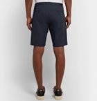AMI - Slim-Fit Cotton-Twill Bermuda Shorts - Men - Navy