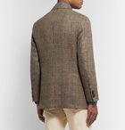 Sid Mashburn - Brown Kincaid No 3 Slim-Fit Checked Wool-Hopsack Blazer - Brown