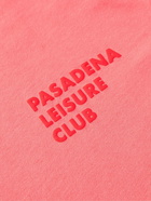 Pasadena Leisure Club - Logo-Print Cotton-Jersey T-Shirt - Pink