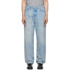 MM6 Maison Margiela Blue Distressed Jeans