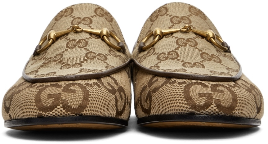 Gucci Jordan moccasins Beige Straw ref.215526 - Joli Closet