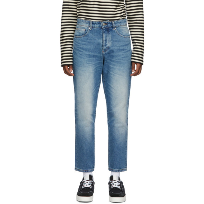 Photo: AMI Alexandre Mattiussi Blue Tapered Fit Jeans