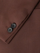 Mr P. - Slim-Fit Wool-Twill Suit Jacket - Brown